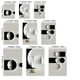 thumbnail image 3 of 3pcs Frameless Abstract Geometric Canvas Painting Black And White Wall Art Print Modern Nordic Poster Picture Living Room Home Decor No Frame, 3 of 4