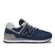 thumbnail image 2 of Zapatilla New Balance 574 Core para mujer azul marino/blanco talla 8.5, 2 of 9