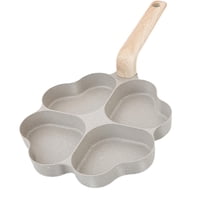 Magideal - Sartén Para Huevos Con 4 Agujeros, Máquina Para Hacer Tortitas, Revestimiento De Piedra Médica, Sartén Para Huevos, Sartén Para Tortilla Para El Hogar