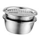 thumbnail image 3 of Colador De Acero Inoxidable Para Cocina, Colador, Rallador, Ensalada, Cuenco, Colador, 28 Cm, 3 of 5