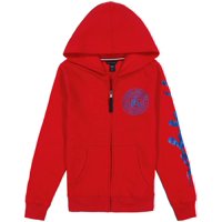 Sudadera Con Capucha Tommy Hilfiger, Forro Polar Con Cierre Completo Para Niñas