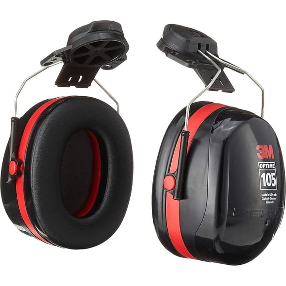 Orejeras 3M Peltor Optime 105 H10P3E Para Casco Negro