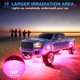 thumbnail image 4 of Luces LED RGBW tipo Rock MICTUNING C2 – Kit de 8 Pods, 4 of 9