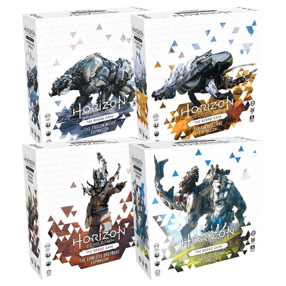 Paquete de Expansiones para el Juego de Mesa Horizon Zero Dawn – 4 Componentes