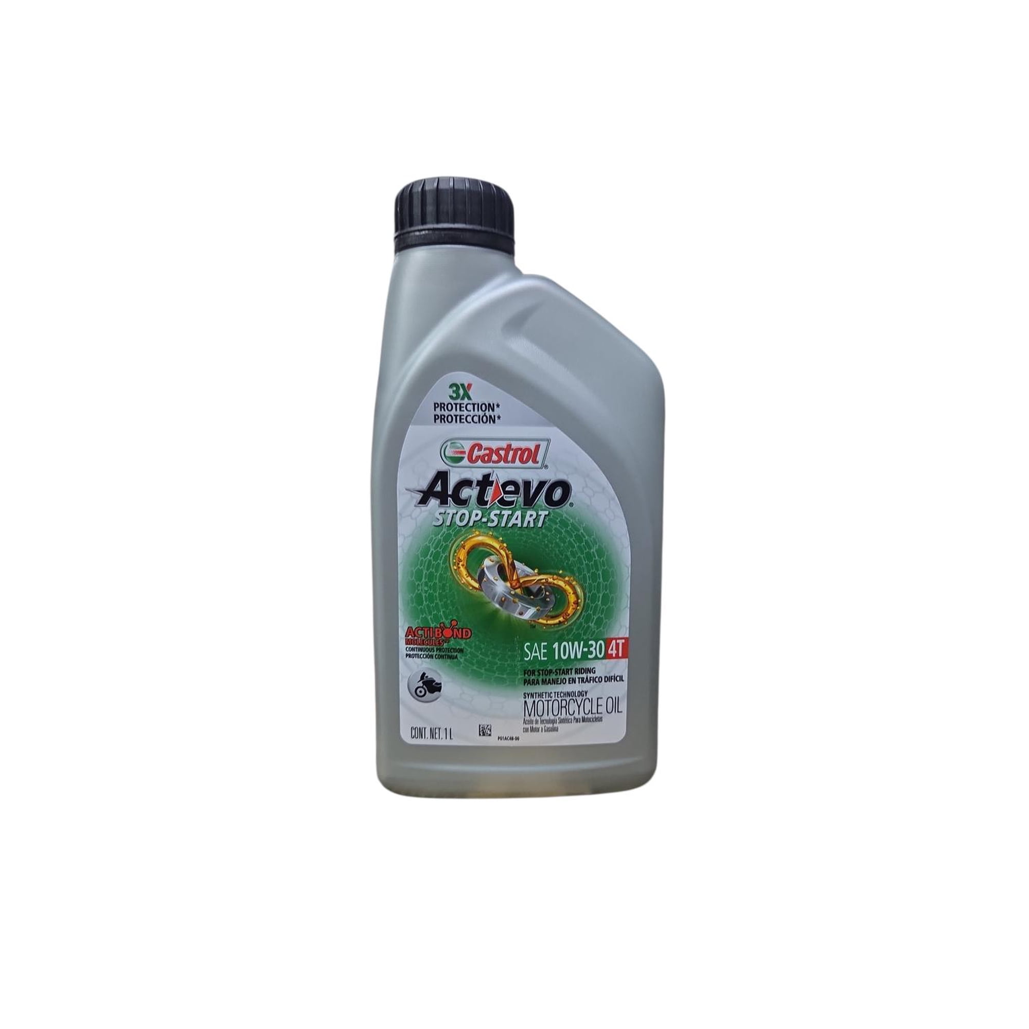 Aceite De Moto Castrol 10w 30 Semi Sintético 4t 1l Original