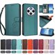 thumbnail image 4 of Funda Cartera Trébol para Xiaomi Poco M7 5G con Ranuras Tarjetas y Carga Inalámbrica Verde oscuro, 4 of 6