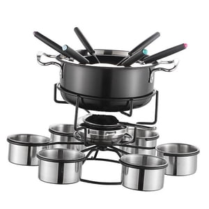 Bothyi - Fondue Pot Set Calentador De Mantequilla Hogar Multiusos Para Festival Boda Camping B