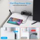 thumbnail image 2 of Pinza de escritorio Power Strip PAEWOK de 3 enchufes con USB C de 5 V/3 A, color negro, 2 of 7