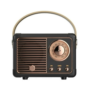 Veatool - Parlante Bluetooth Retro Mini Estéreo Inalámbrico Con Diseño Portátil Y Múltiples Modos De Reproducción