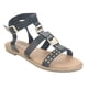 thumbnail image 3 of Sandalia Chalada Mujer Alki-2 Negro Plana, 3 of 4
