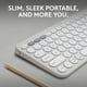 thumbnail image 2 of Teclado inalámbrico Logitech Pebble Keys 2 K380s - Blanco tonal, 2 of 9