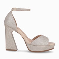 Sandalia Mujer Champagne/Glitter Cristine 319 Piccadilly