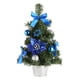 thumbnail image 2 of Mesa Artificial Mini árbol De Navidad Decoración Suministros Para Fiestas Navide?as Azul, 2 of 5