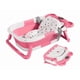 thumbnail image 1 of Bañera Tina Baño Bebe Plegable Portátil Con Cojín Termometro, 1 of 5