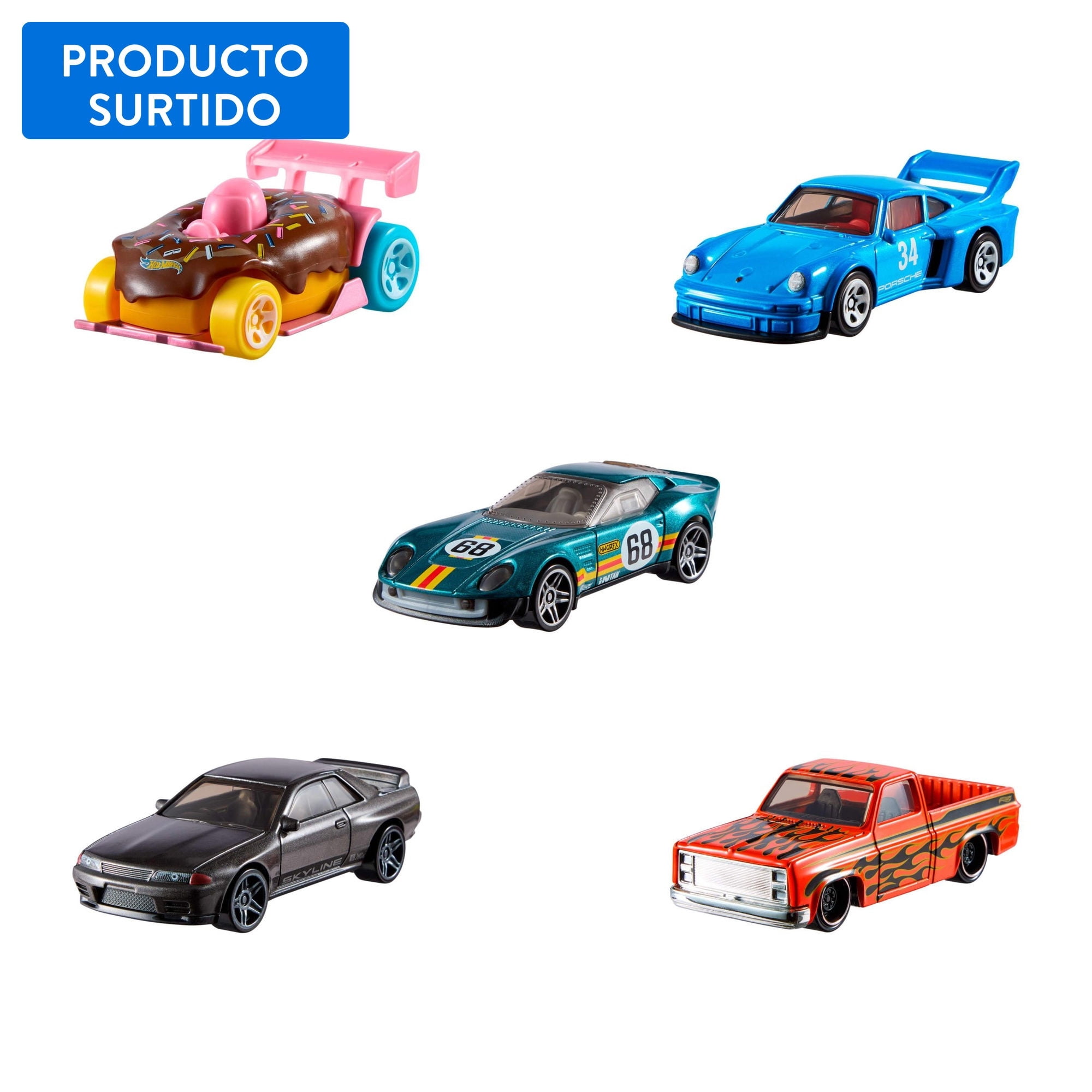 Hot Wheels Auto Diecast Xl Sorpresa Con Detalles