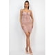 thumbnail image 2 of Vestido Mini Fruncido en la Parte Delantera Color Tostado S, 2 of 5