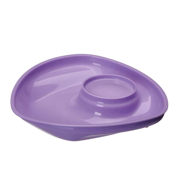 Plato Con Succión Morado