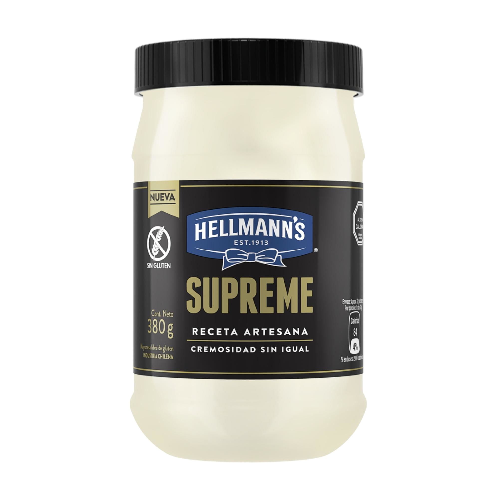 Mayonesa Supreme Frasco 380 g Hellmann's