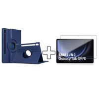 Joigo - Carcasa Giratoria + Lamina Para Samsung S9 Fe 10.9 Pulg Azul