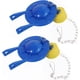 thumbnail image 1 of Paquete de 2 aletas de inodoro universales de repuesto para inodoro de PVC alfombrado con kit de flotador de cadena de acero inoxidable, válvula de descarga, aleta de inodoro con fugas, solución de ah, 1 of 7