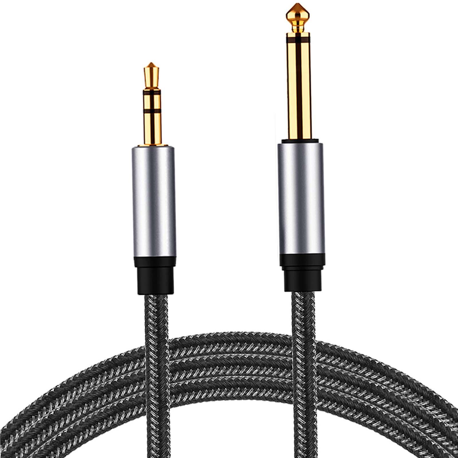 Magideal - Cable Ts De 1/4 De Pulgada A Trs De 3,5 Mm, Cable Estéreo De 1/8 A 1/4, Cable Estéreo Ts Mono De 1/4 De Pulgada A Trs De 1/8 De Pulgada, Para Altavoz