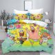 thumbnail image 1 of x6 Bed SheetsSpongeBob Cartoon Quilt Cover Polyester Cute Printed Soft Bedding Custom Made Home Baby Bedroom Comforter Children Gift 3-Piece Bedding Set (1 Duvet Cover + 2 Pillow Shams) nj6, 1 of 5