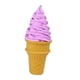 thumbnail image 4 of Modelo De Comida De Cono De Helado Falso Para Exhibir Postres, Accesorios Para Fotos, Decoración De Escritorio, Violeta, 4 of 5