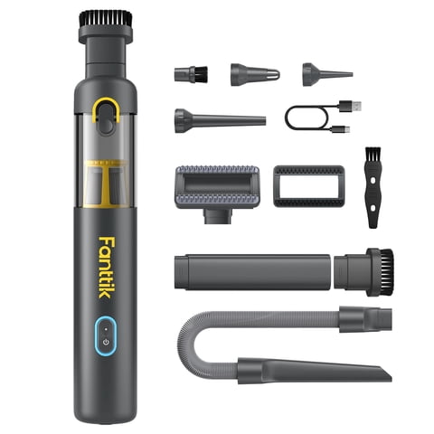 Aspirador Inalámbrico Para Coche Fanttik Slim V8 Apex 19000Pa Gray