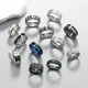 thumbnail image 2 of 12pcs/Set Men's Stylish Dragon Pattern Stainless Steel Ring Set - Perfect for the Fashionable Man!, 2 of 5