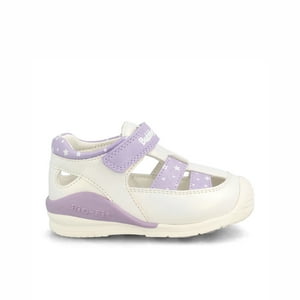 Sandalia Niña Bubblegummers Bio Fit Blanco - Lila