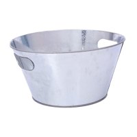 Bothyi - Cubo De Hielo Decorativo, Recipiente Galvanizado Para Bebidas, Para Bufé, Fiestas, Aniversarios
