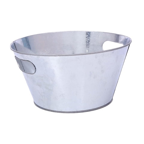 Bothyi - Cubo De Hielo Decorativo, Recipiente Galvanizado Para Bebidas, Para Bufé, Fiestas, Aniversarios