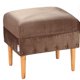 thumbnail image 1 of Poufs Provenza Tachas Felpa 04 Chocolate, 1 of 5