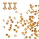 thumbnail image 1 of Uxcell 100 juegos de remaches de tapa única de 3 mm de acero al carbono con cabeza redonda, oro, 1 of 7