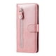 thumbnail image 2 of Funda con Cremallera para OnePlus 12, Carcasa Cartera de Cuero PU con Soporte y Tarjetero, 2 of 6
