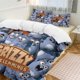 thumbnail image 1 of Grizzy And The Lemmings Grizzy And The Lemmings 3-Piece Bedding Set Soft Warm And Comfortable Soft Bed Set for Bedroom, 1 of 5