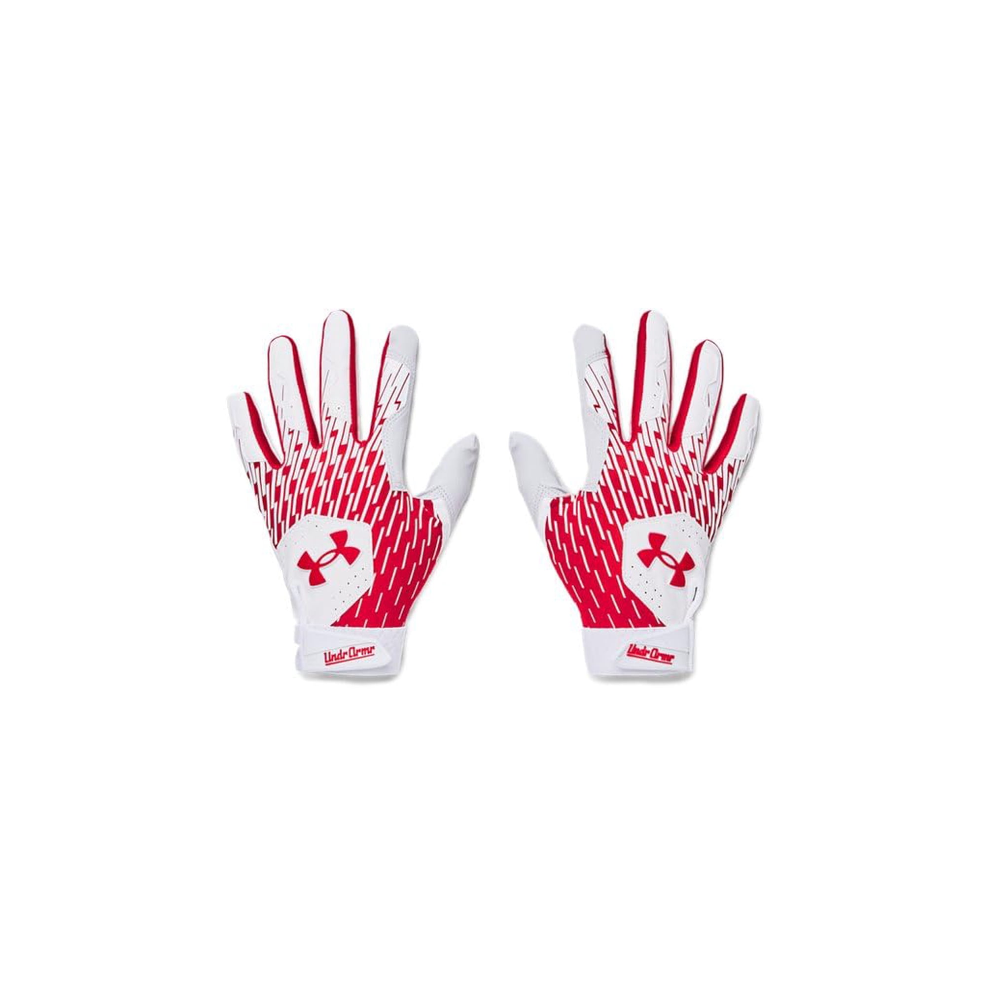 Guantes De Béisbol Under Armour Clean Up 105 Blanco/rojo/rojo Para Hombre