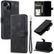 thumbnail image 3 of Funda Cartera para iPhone 15 Tapa con Ranuras, Soporte y Correa Negro, 3 of 5