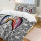 thumbnail image 1 of Light Dark Gray Rainbow Bape Shake Camo Comforter Set Soft 3 Pcs Twin Bedding Sets Thicken for All Season, 1 of 5