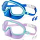 thumbnail image 1 of Gafas natación niños nuevas visión amplia antivaho anti-UV piscina 3-14 años, 1 of 6