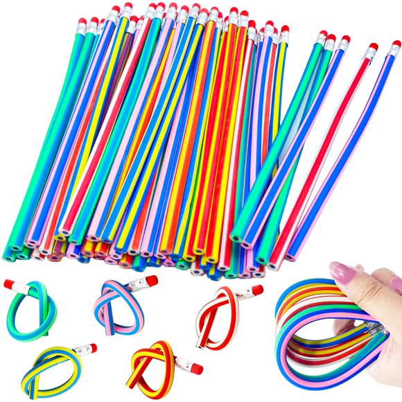 Lápiz suave y flexible Muiyaneq para niños y estudiantes, 40 piezas