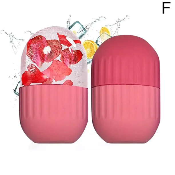 Face Beauty Massage Silicone Face Ice Cube Face Ice Capsule Beauty Ice Face Ice Mold Roller Face Massage Cube Products I5w8