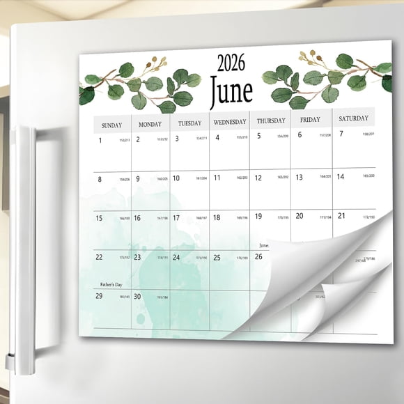 Calendario magnético Uibyt 2025.12-2027.7 para refrigerador