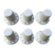 thumbnail image 2 of 6 Piezas De Interruptor De Volumen De Audio Interruptor De Perilla Giratoria Para Accesorios De Altavoces Blanco, 2 of 5