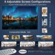thumbnail image 4 of Controlador de Video Wall DUOMEIZHONG 4‑in‑4‑out 4K HDMI, 4 of 7