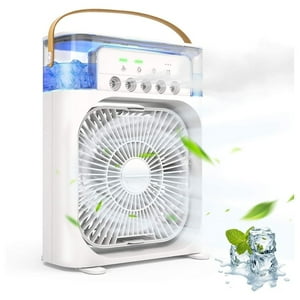 Line - Climatizador Portátil Frío 4 En 1 Ventilador Humificador Enfriador Lampara Led 220V Usb