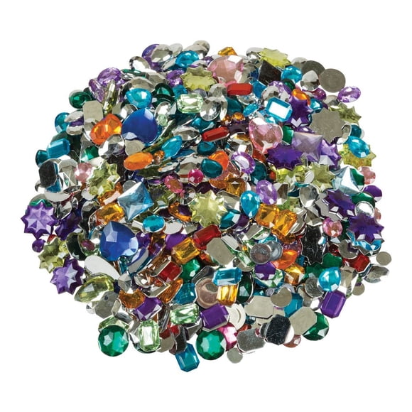 Surtido de piedras preciosas acrílicas Creativity Street, 454 g