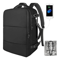 Mochila De Viaje Belug Mujer Mochila Para Laptop 15.6 Pulgadas Negra