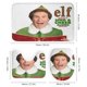 thumbnail image 3 of Elf Buddy canta-theme 4-Piece Shower Curtain Set with Rugs, Waterproof Bathroom Decor Set Includes Bath Mat, U-Shaped Rug, Toilet Lid Cover and Curtain with Hooks, 3 of 6