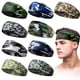 thumbnail image 1 of Bandas para el sudor para hombres, diademas deportivas para entrenamiento, diadema de camuflaje, diadema absorbente de sudor, banda ancha para el sudor para baloncesto, fútbol, ciclismo, correr, yoga,, 1 of 6